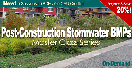 Post-Construction Stormwater BMPs
Master Class Series